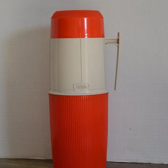 Vintage Orange  XL Thermos - Picture 2 of 7
